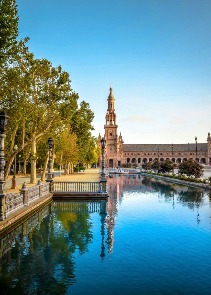 Plaza de España and canal in Seville