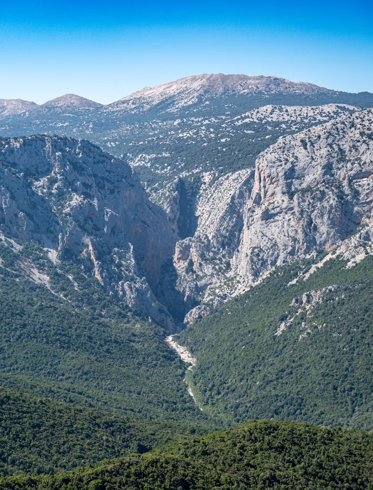 Gennargentu mountains in inland Sardinia